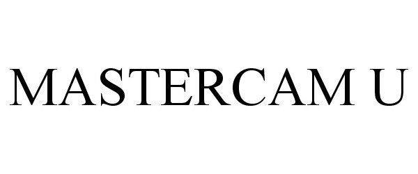 Trademark Logo MASTERCAM U