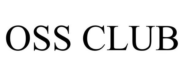 Trademark Logo OSS CLUB