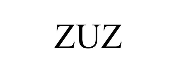 Trademark Logo ZUZ