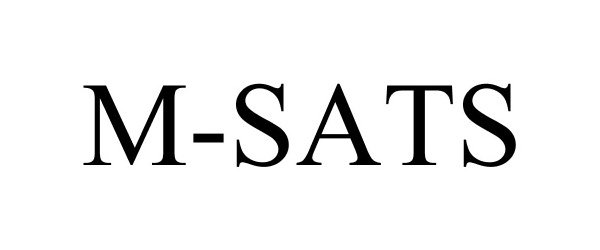 Trademark Logo M-SATS