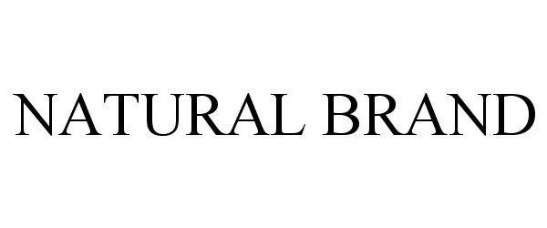 Trademark Logo NATURAL BRAND