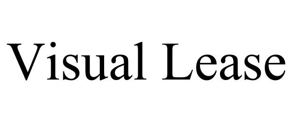 Trademark Logo VISUAL LEASE