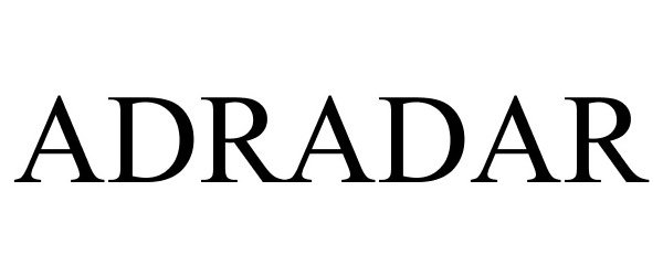 Trademark Logo ADRADAR