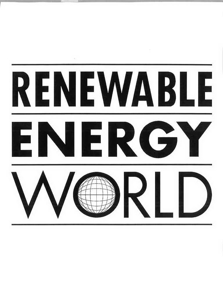 Trademark Logo RENEWABLE ENERGY WORLD