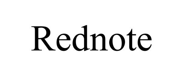 Trademark Logo REDNOTE