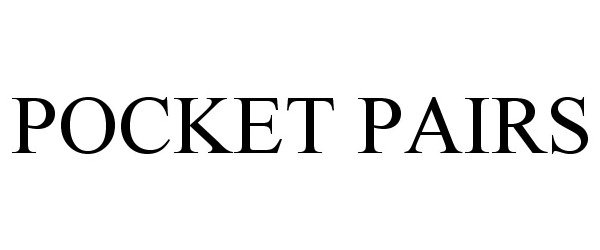 Trademark Logo POCKET PAIRS