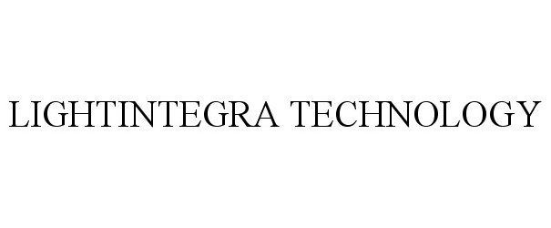 Trademark Logo LIGHTINTEGRA TECHNOLOGY