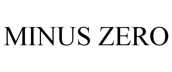 MINUS ZERO