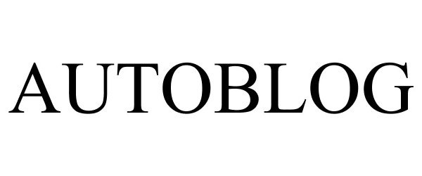 Trademark Logo AUTOBLOG