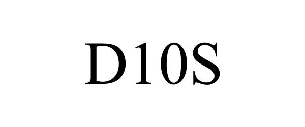 Trademark Logo D10S