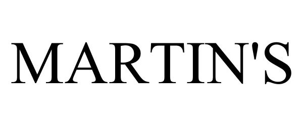 Trademark Logo MARTIN'S