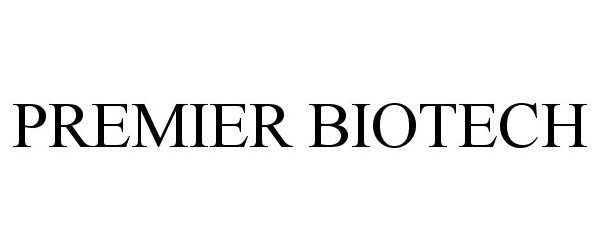 Trademark Logo PREMIER BIOTECH