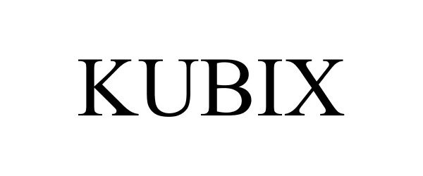 Trademark Logo KUBIX