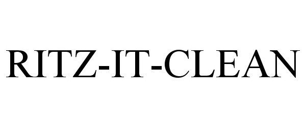 Trademark Logo RITZ-IT-CLEAN