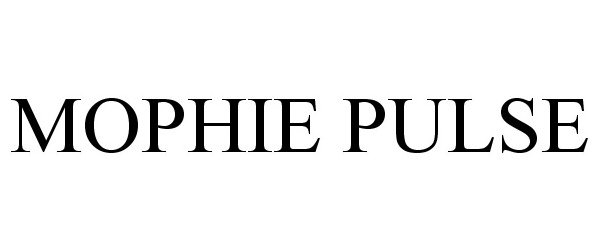 Trademark Logo MOPHIE PULSE