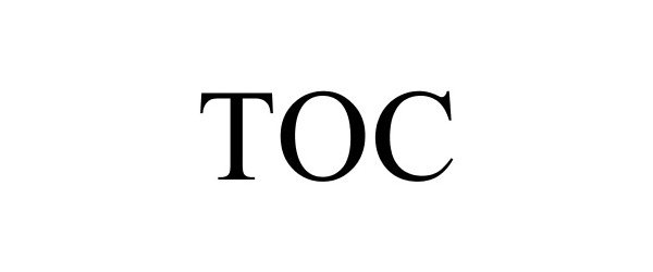 Trademark Logo TOC