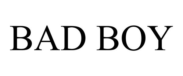 Trademark Logo BAD BOY