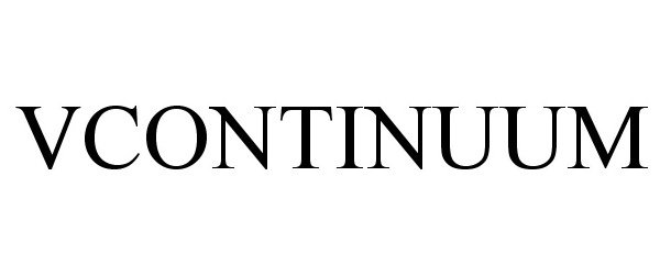 Trademark Logo VCONTINUUM
