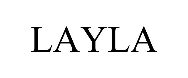 Trademark Logo LAYLA