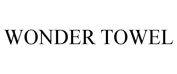 Trademark Logo WONDER TOWEL