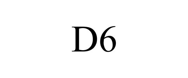 Trademark Logo D6