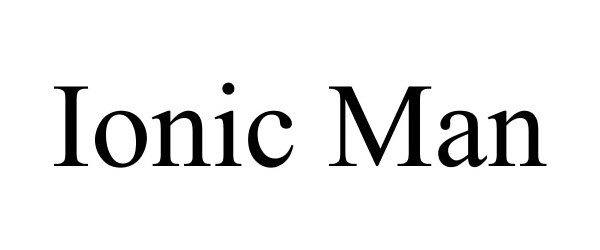 Trademark Logo IONIC MAN