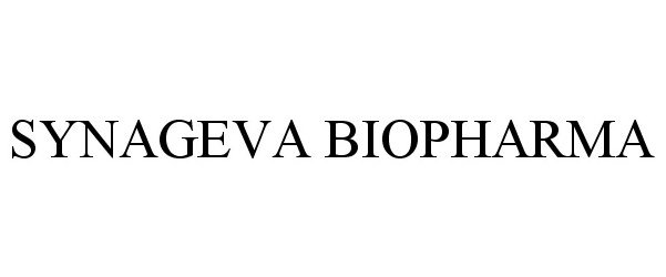 Trademark Logo SYNAGEVA BIOPHARMA