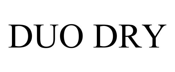 Trademark Logo DUO DRY