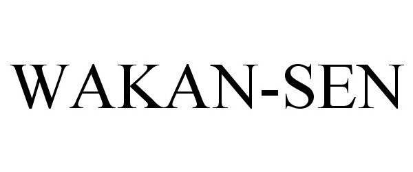 Trademark Logo WAKAN-SEN