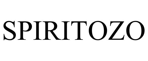 Trademark Logo SPIRITOZO