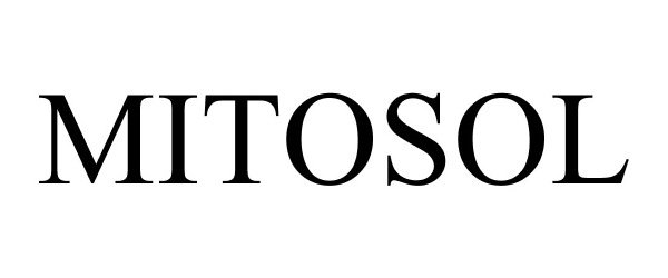 Trademark Logo MITOSOL