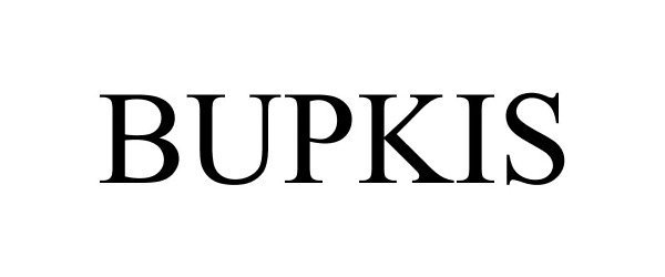 Trademark Logo BUPKIS