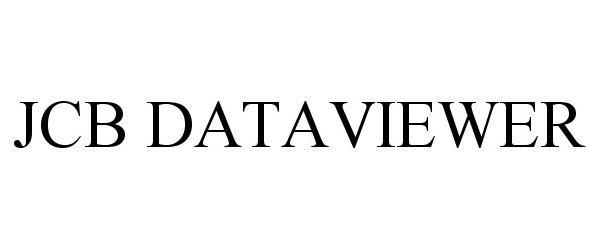 Trademark Logo JCB DATAVIEWER