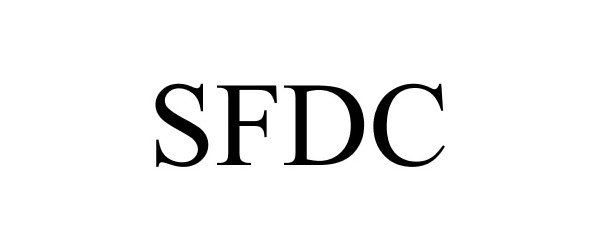 Trademark Logo SFDC