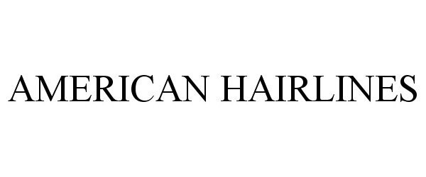  AMERICAN HAIRLINES