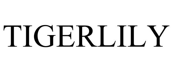 Trademark Logo TIGERLILY