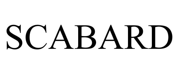 Trademark Logo SCABARD
