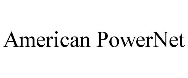  AMERICAN POWERNET