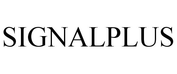 Trademark Logo SIGNALPLUS