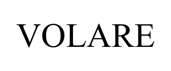 Trademark Logo VOLARE