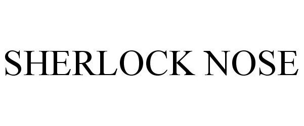 Trademark Logo SHERLOCK NOSE