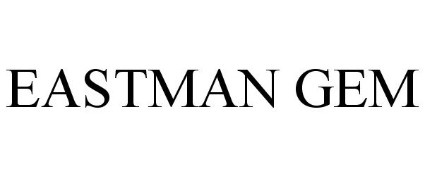 Trademark Logo EASTMAN GEM