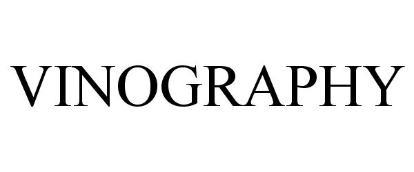 Trademark Logo VINOGRAPHY