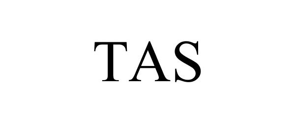 Trademark Logo TAS