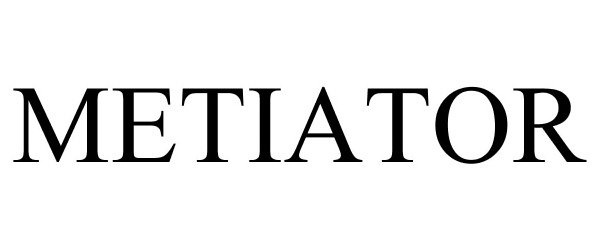 Trademark Logo METIATOR