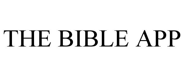  THE BIBLE APP