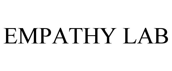 Trademark Logo EMPATHY LAB