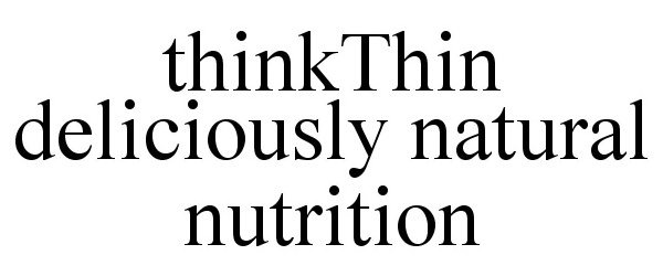  THINKTHIN DELICIOUSLY NATURAL NUTRITION