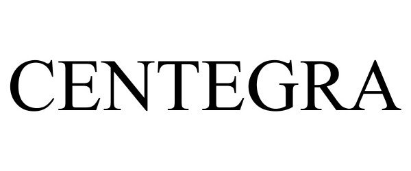 Trademark Logo CENTEGRA