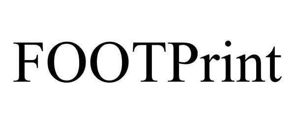 Trademark Logo FOOTPRINT